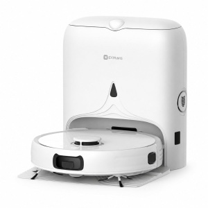 Aspirator robot inteligent cu functie mop 8500Pa, statie auto-golire, navigatie laser LDS, baterie 5200 mAh, perie anti-incurcare, control aplicatie WiFi Extravis, DISVN98