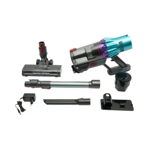 Aspirator vertical fara fir 300W, putere aspirare 35 kPa, baterie 2000mAh, recipient praf 800ml, 3 moduri de aspirare, ecran tactil LED, motor brushless, perie iluminata LED, BK00492 - Img 3