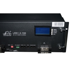 Baterie stocare cu litiu 5.12KW LifePo4 51.2V, 100Ah cu BMS, display LCD, protectie temperatura, conexiune in paralel Leoch Battery , Cod: DISTM92, - Img 4