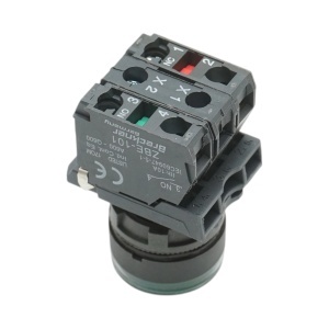 Buton comanda cu revenire si semnalizare LED verde 1NO+1NC, 220V/10A, TB5 Breckner Germany, BRECKNER GERMANY, BK76519 - Img 4