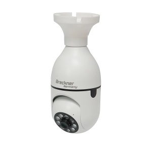 Camera de supraveghere smart-bulb 2 MP, rotativa 360 grade PTZ, P2P WIFI 2.4GHz, tip bec E27 cu senzor de miscare si aplicatie iCSee, BRECKNER GERMANY, BK79707 - Img 2
