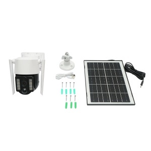 Camera supraveghere 3MP, 4G rotativa cu panou solar 5W, PTZ, 1080P, senzor miscare, night vision, aplicatie V380 Pro, BRECKNER GERMANY, DISMN49 - Img 2