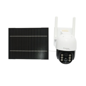Camera supraveghere 4 MP cu panou solar 7.6W, baterie 18650mAh, WIFI cartela sim 4G, rotativa 360 grade PTZ cu senzor de miscare, card memorie 64 GB, detectie umana PIR si aplicatie iCSee , Cod: BK79706, Brand: BRECKNER GERMANY - Img 1