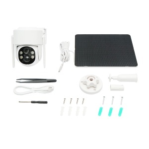 Camera supraveghere 4MP, WIFI 4G rotativa cu panou solar 5W, PTZ, 1080P, UBOX, BRECKNER GERMANY, DISMN41 - Img 2