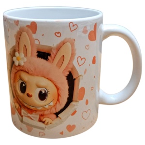 Cană Labubu 330 ml din ceramică – design adorabil, colecție originală
