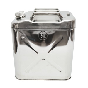Canistra otel inoxidabil 30L cu furtun flexibil si dop insurubabil, Cod: DISMH56 - Img 2