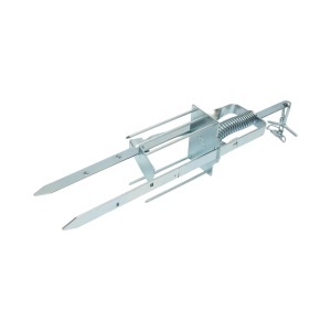 Capcana otel verticala cu arc si picioare de fixare pentru cartite, popandai si soareci de camp 40x13x4cm, DISUD78 - Img 3