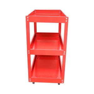 Carucior metalic pe roti cu 3 rafturi pentru scule 730x720x360mm, Cod: BK90416, - Img 5