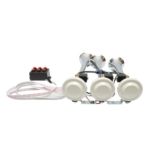 Claxon 3 trompete 24V cu 6 melodii pentru compresor de aer, BK79879 - Img 2