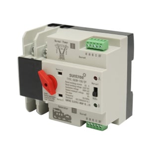 Comutator ATS 220V monofazat, separator automat de la panouri fotovoltaice la retea ATS-2P-63A , Cod: BK87396, Brand: SUNTREE - Img 3