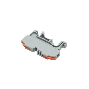 Conector rapid cablu electric 2P, 0.08-4mm, 32A/450V pentru sina DIN Leader, Leader, BK79162 - Img 2
