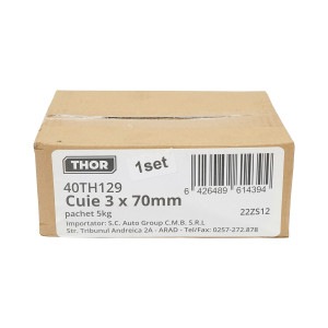 Cuie constructii 3x70mm pachet 5Kg Cod: 40TH129, Echivalență: DISLG04, Thor - Img 4