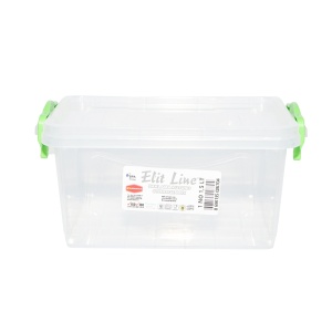 Cutie depozitare 1.5L cu capac din plastic, transparenta 210x140x100mm, Cod: DISLK08, Brand: BRECKNER GERMANY