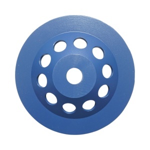 Disc diamantat segmentat tip cupa 180x22.23, dublu rand grosier, standard CONCRETE pentru slefuire beton, piatra, mozaic Breckner Germany, BRECKNER GERMANY, BK79787 - Img 2
