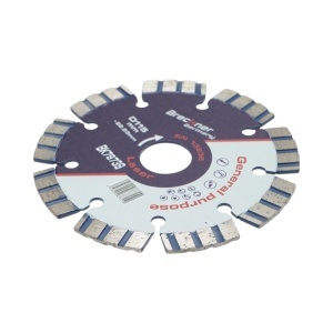 Disc diamantat turbo segmentat 115x22.23mm, segment 10mm pentru beton armat, piatra dura, pavele Breckner Germany, BRECKNER GERMANY, BK79739 - Img 3