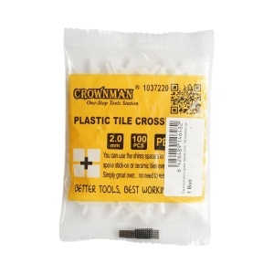 Distantiere gresie si faianta 2mm 100 buc/set Crownman, CROWNMAN, DISUG11