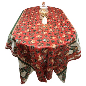 Față de masă Crăciun 150×220 cm – model festiv pentru decorul sărbătorilor - Img 2