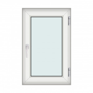 Fereastra 70x110cm, 1 canat, alb, dreapta si rabatare, Klass, 7cm, 6 camere, 2 garnituri - Img 1