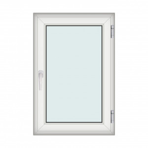 Fereastra 80x120cm, 1 canat, alb, dreapta si rabatare, Klass, 7cm, 6 camere, 2 garnituri - Img 1