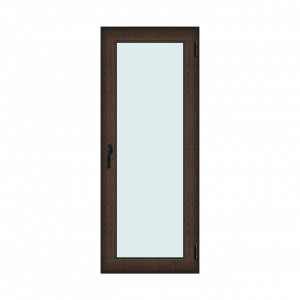 Fereastra 80x200cm, 1 canat, wenge (tabac), dreapta si rabatare, Klass, 7cm, 6 camere, 2 garnituri - Img 1