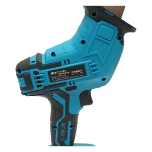 Fierastrau electric tip sabie cu 2 acumulatori 21V, 1.5Ah Li-ion, LED, cursa 20mm, 0-3000rpm, 3 panze pentru lemn, metal, plastic Breckner Germany, BRECKNER GERMANY, DISUT07 - Img 11