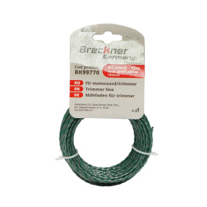 Fir patrat rasucit pentru motocoasa 2.4mmx15m, Cod: BK99770, Brand: BRECKNER GERMANY - Img 2