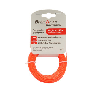 Fir rotund embosat pentru motocoasa 1.6mmx15m, Cod: BK99764, Brand: BRECKNER GERMANY - Img 2