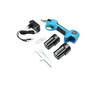 Foarfeca electrica de gradina cu 2 acumulatori 16.8V, 2Ah Li-ion, 850W, diametru taiere 0-28mm, DISMZ70