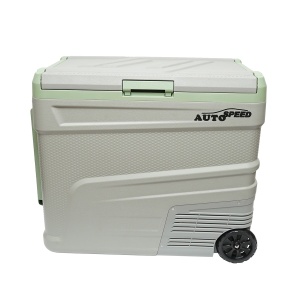 Frigider auto cu compresor 60W, capacitate 64.2L, tensiune alimentară 12-24-220V, ecran LCD, USB, 692x416x585mm G65 , Cod: DISMX71, Marca: AUTOSPEED - Img 2