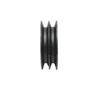 Fulie 2 caneluri 97x32mm pentru ax cu pana 24mm, Cod: DISLZ65 - Img 2