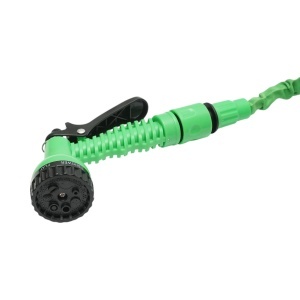 Furtun gradina extensibil latex 5-15m cu pistol reglabil 7 moduri, adaptor 3/4, cupla rapida 1/2, BK76055 - Img 3