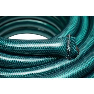 Furtun gradina PVC verde 1 inch (25.4mm), PN4 bar cu insertie textila impletita 50m/rola, BK80398 - Img 4