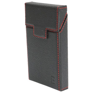 Husa neagra din piele pentru pachet de tigari P34 , Cod: BK90426, BRECKNER GERMANY - Img 1