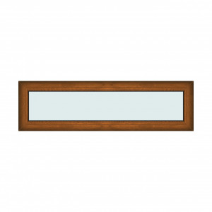 Iluminator 140x40cm, 1 canat, maro, stejar auriu, fix, Klass, 7cm, 6 camere