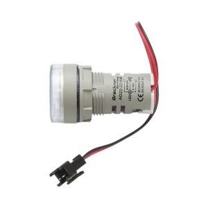 Indicator digital ampermetru si voltmetru LED alb 0-100A/50-500V AC Ø 22mm Breckner Germany, BRECKNER GERMANY, BK76673 - Img 3