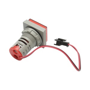 Indicator digital ampermetru si voltmetru LED rosu 0-100A/50-500V AC Ø 22mm Breckner Germany, BRECKNER GERMANY, BK76645 - Img 4
