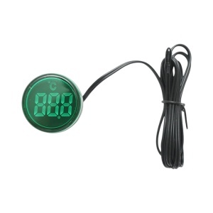 Indicator digital temperatura cu sonda LED verde 220V/380V AC Ø 22mm Breckner Germany, BRECKNER GERMANY, BK76668 - Img 2