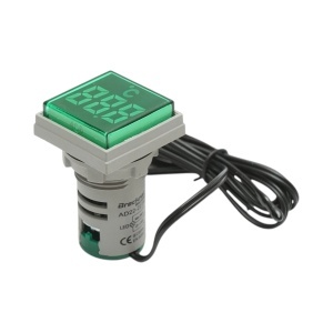 Indicator digital temperatura cu sonda LED verde 220V/380V AC Ø 22mm Breckner Germany, BRECKNER GERMANY, BK76641 - Img 2