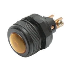 Indicator luminos galben 12V/10A–24V/5A cu 2 pini universal, AUTOSPEED, DISRM51 - Img 2
