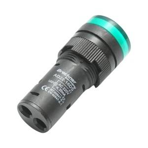 Indicator semnalizare LED verde 220V AC 16mm Breckner Germany, BRECKNER GERMANY, BK76617 - Img 3