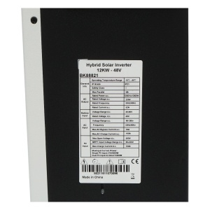 Invertor solar hibrid 12kW, 48V, 2xMPPT 160A, monofazic, OFF-GRID Breckner Germany, BRECKNER GERMANY, BK88821 - Img 7