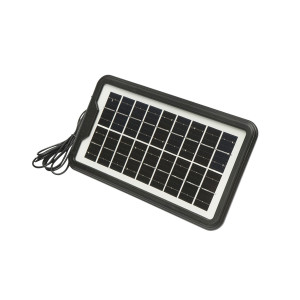 Kit iluminat portabil LED, cu 3 becuri/proiector, radio FM, MP3, panou solar si baterie 6V, 4.5 Ah, pentru pescuit camping, GD-8073, Cod: DISLK23, Gdplus - Img 6