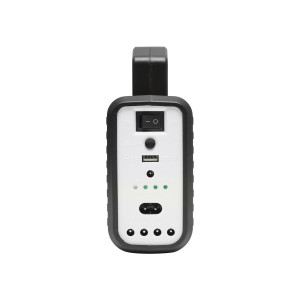 Kit iluminat portabil, LED, cu 3 becuri/proiector, radio FM, telecomanda, panou solar si baterie, 6V, 2 Ah, pentru pescuit, camping, GD-8028, Cod: DISLK29, Gdplus - Img 4