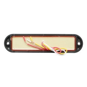 Lampa laterala gabarit LED 12-24V galbena 4 functii 155x37mm, rama neagra Breckner Germany, BK79686 - Img 2