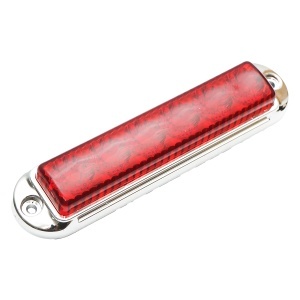 Lampa laterala gabarit LED 12-24V rosie 155x37mm, rama cromata Breckner Germany, BRECKNER GERMANY, BK69180 - Img 3