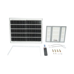Lampa LED 1300lm, 6500K cu panou solar 25W, baterie LifePO4 3.2V/15Ah si telecomanda IP66 Breckner Germany, BK89104 - Img 2