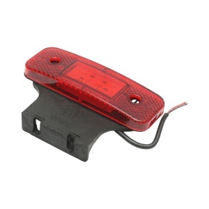 Lampa semnalizare laterala LED 12/24V rosie cu suport 115x40x15mm Breckner Germany, BK98682 - Img 5