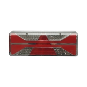 Lampa stop spate stanga LED camion 24V, 7 pini ASS2.1+4x2 cu iluminare numar 400x153x88mm, DISTX16 - Img 1