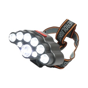 Lanterna frontala de cap cu 9 LED-uri, 4 moduri iluminare, reincarcabila USB, BK92606 - Img 4