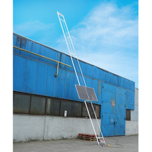 Lift electric cu carucior mobil si telecomanda pentru ridicare panouri solare fotovoltaice maxim 19m, Cod: DISGK07, Brand: BRECKNER GERMANY - Img 3